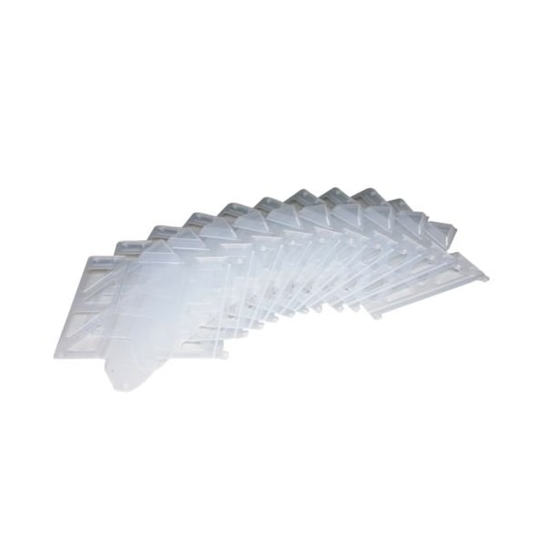 Pestwest Usa Llc PestWest Replacement Demi-Diamond Clear Plastic Station, 50/Box 110-000168 - main